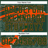 Custom Stitched Green Orange 3D Pattern Design Torn Paper Style Sports Pullover Sweatshirt Hoodie