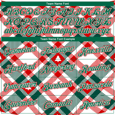 Custom Stitched White Kelly Green-Red Christmas Tree 3D Sports Pullover Sweatshirt Hoodie