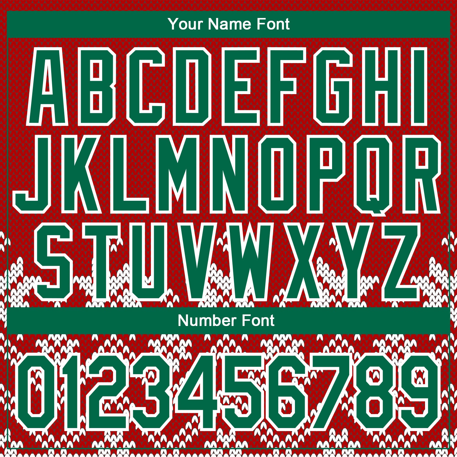Custom Stitched Red Kelly Green-White Christmas Snowflakes 3D Sports Pullover Sweatshirt Hoodie