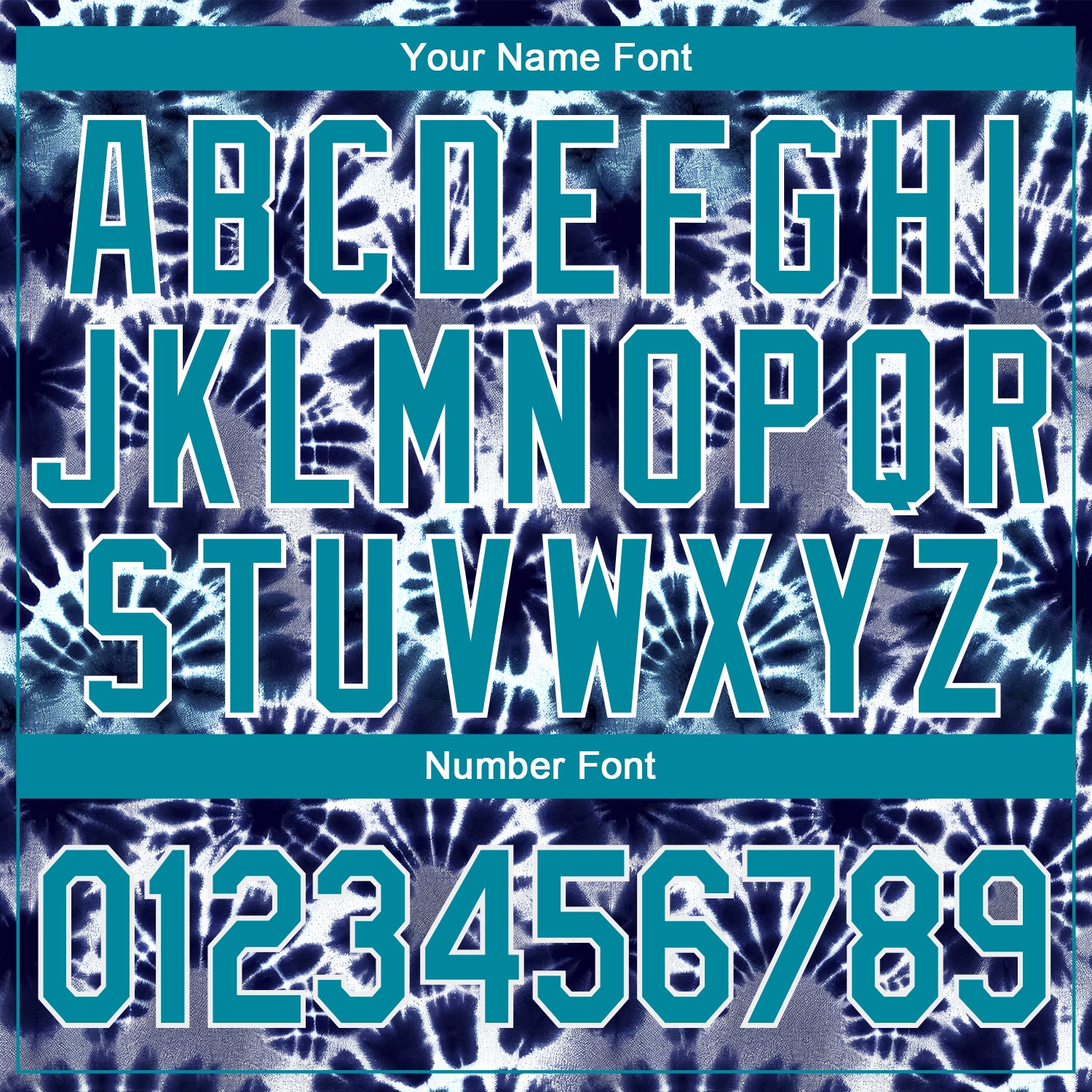 Custom Stitched Tie Dye Teal-White 3D Hippie Batik Sports Pullover Sweatshirt Hoodie