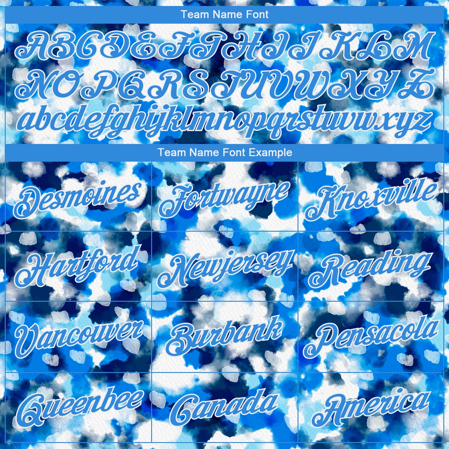 Custom Stitched Tie Dye Powder Blue-White 3D Abstract Watercolor Sports Pullover Sweatshirt Hoodie