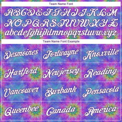 Custom Stitched Tie Dye White-Purple 3D Abstract Fractal Style Sports Pullover Sweatshirt Hoodie