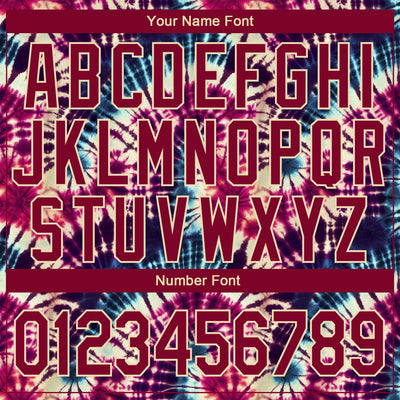 Custom Stitched Tie Dye Crimson-Cream 3D Hippie Batik Sports Pullover Sweatshirt Hoodie