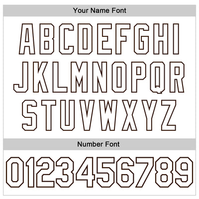 Custom White Brown 3D Pattern Design Beer Festival Authentic Baseball Jersey