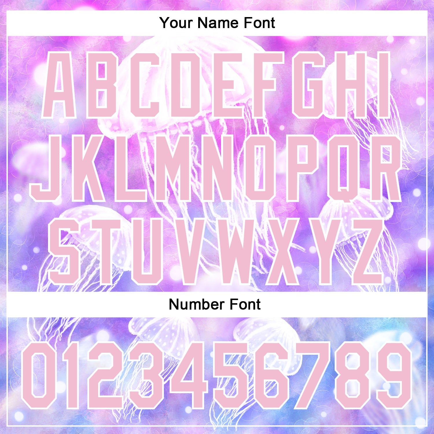 Custom Purple Light Pink-White 3D Pattern Design Jellyfish Authentic Baseball Jersey