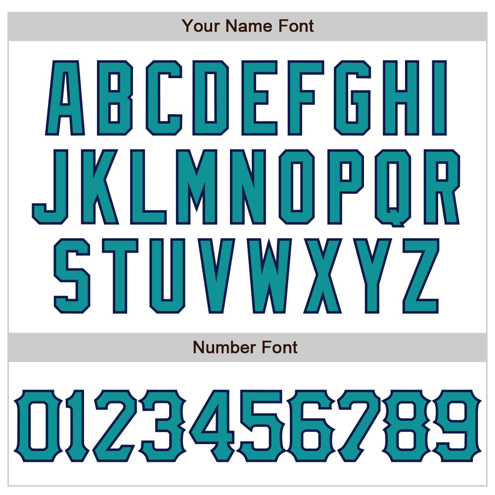 Custom White Teal-Navy 3D Pattern Design Abstract Splash Authentic Baseball Jersey