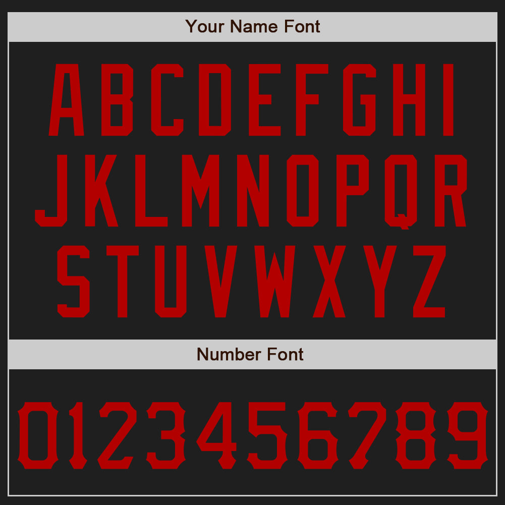 Custom Graffiti Pattern Red-Black 3D Scratch Authentic Baseball Jersey