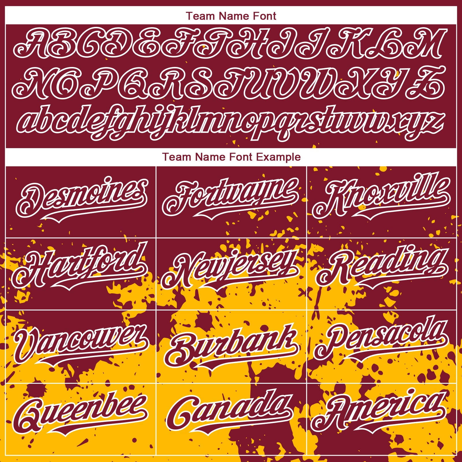 Custom Crimson Gold-White 3D Pattern Design Abstract Splash Grunge Art Authentic Baseball Jersey