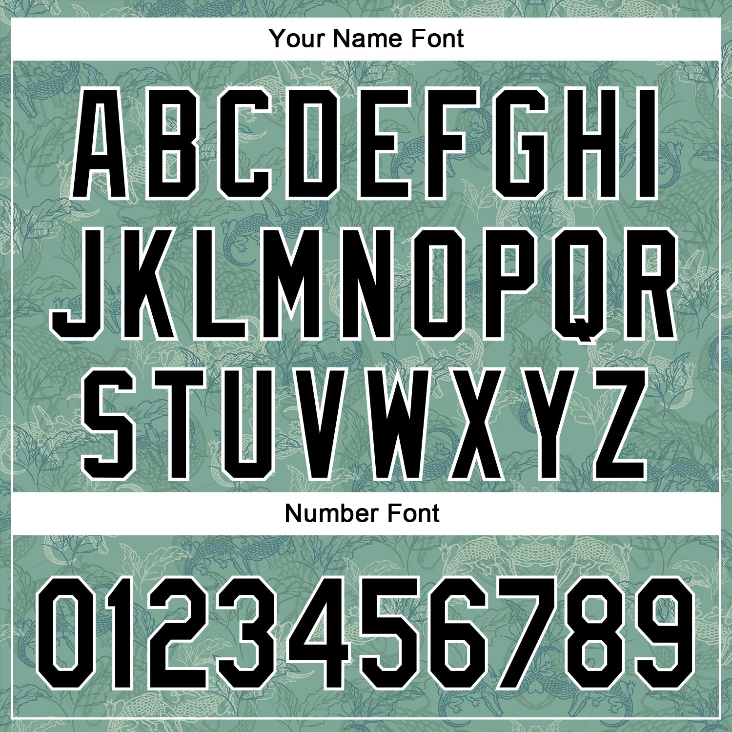 Custom Green Black-White 3D Pattern Design Crocodile And Plant Authentic Baseball Jersey