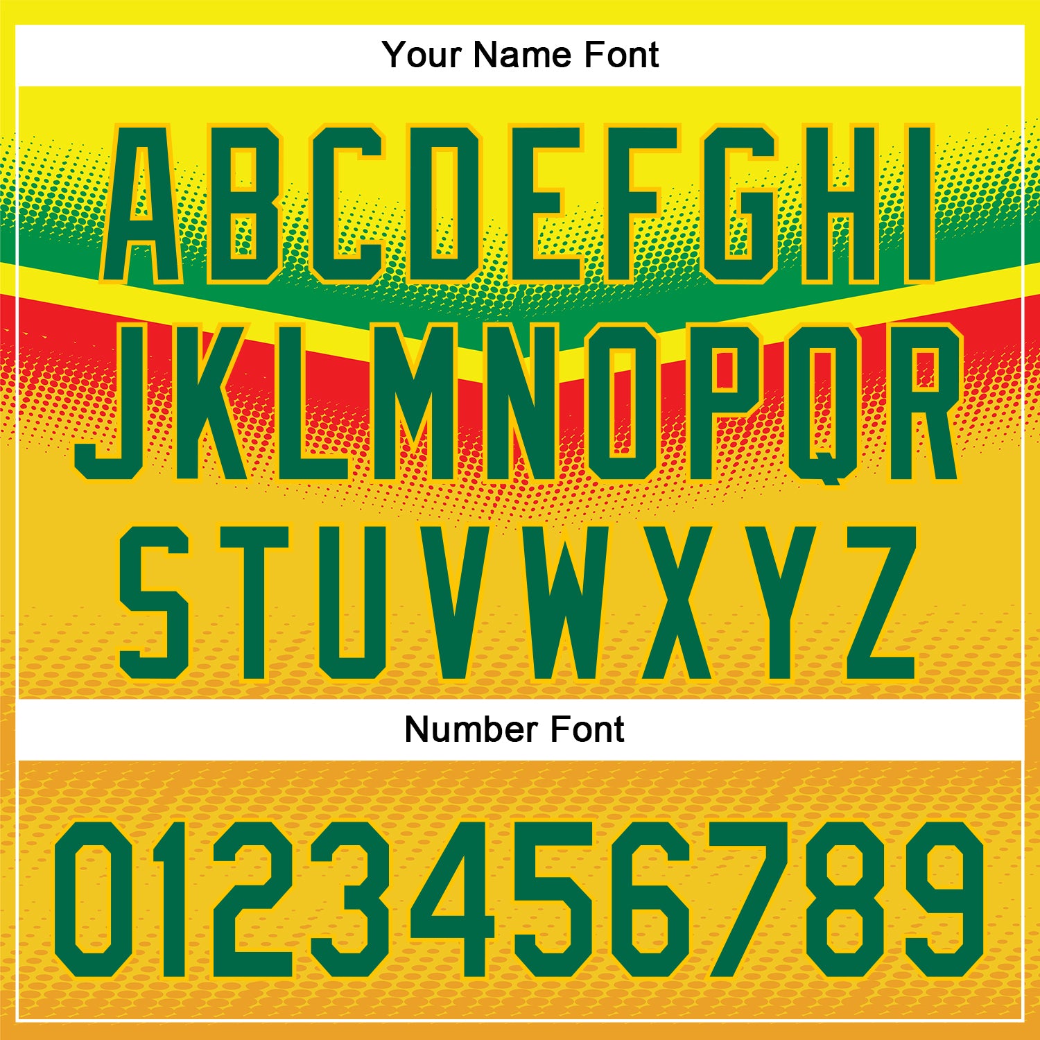 Custom Yellow Kelly Green 3D Pattern Design Abstract Vibe Dots Authentic Baseball Jersey