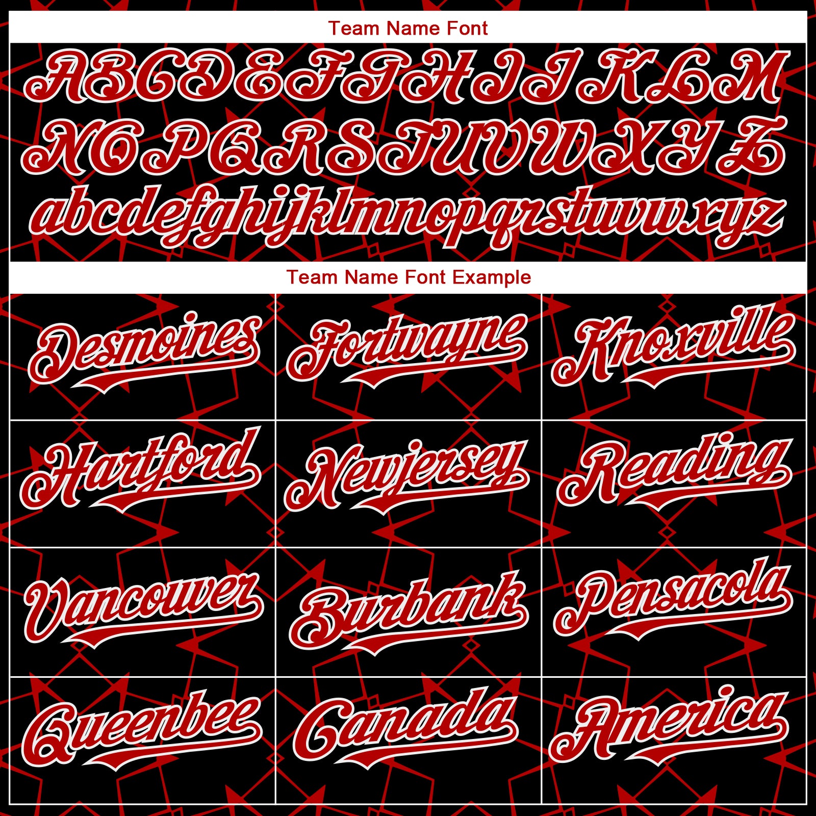 Custom Black Red-White 3D Pattern Design Star Lines Authentic Baseball Jersey