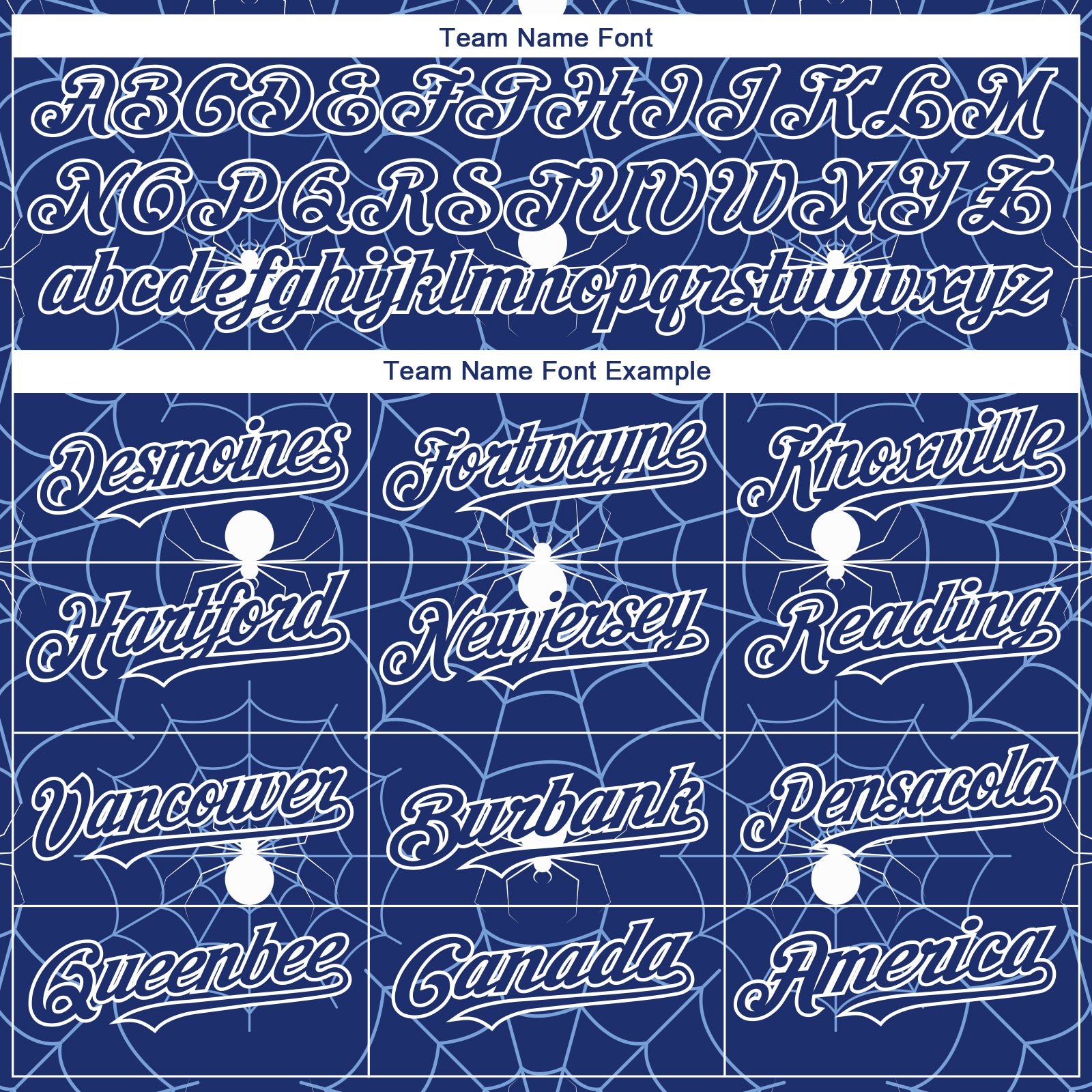 Custom Royal Light Blue-White 3D Pattern Design Spider Web Authentic Baseball Jersey