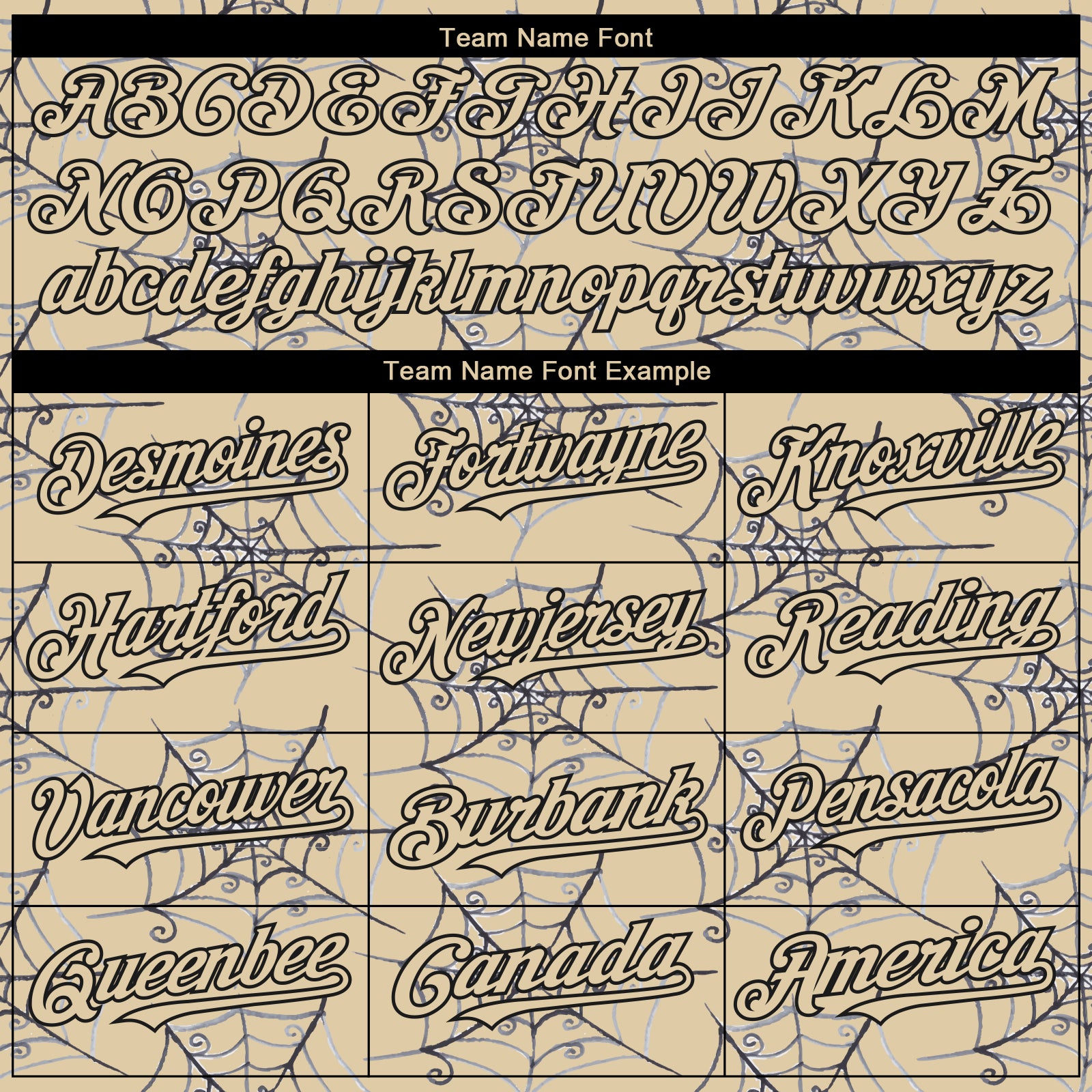 Custom Cream Black 3D Pattern Design Spider Web Authentic Baseball Jersey