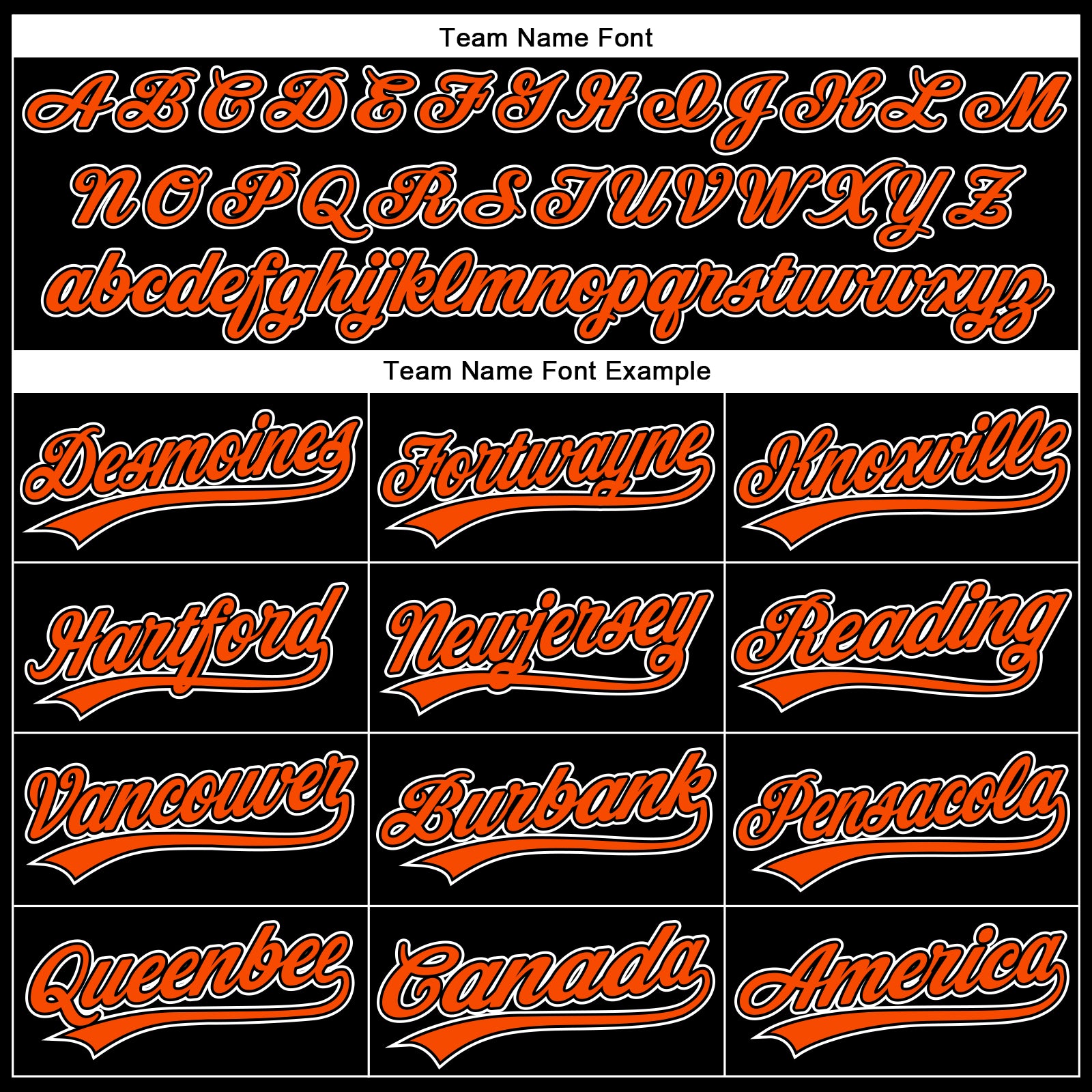 Custom Black Orange-White 3D Pattern Design Curve Solid Authentic Baseball Jersey