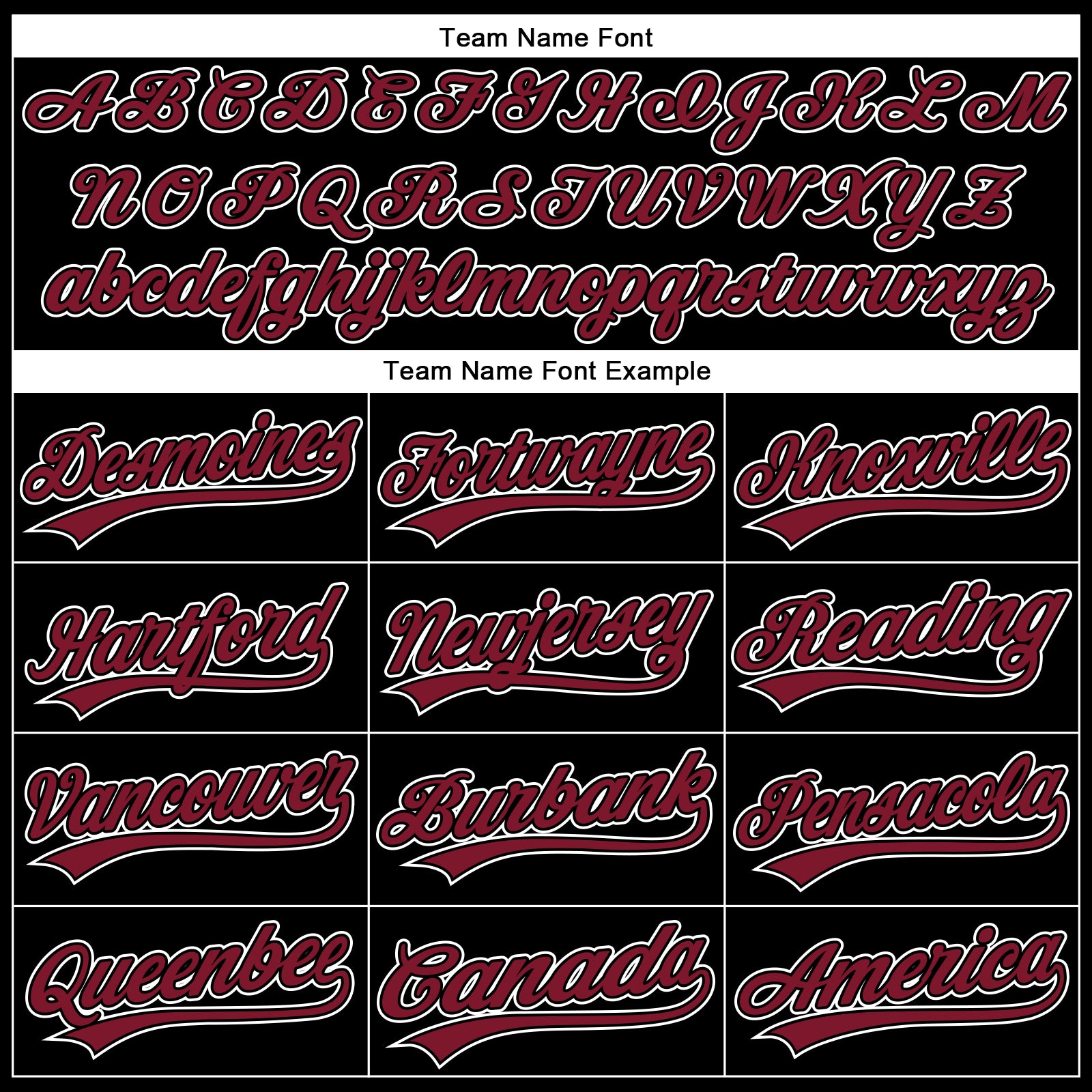 Custom Black Crimson-White 3D Pattern Design Curve Solid Authentic Baseball Jersey