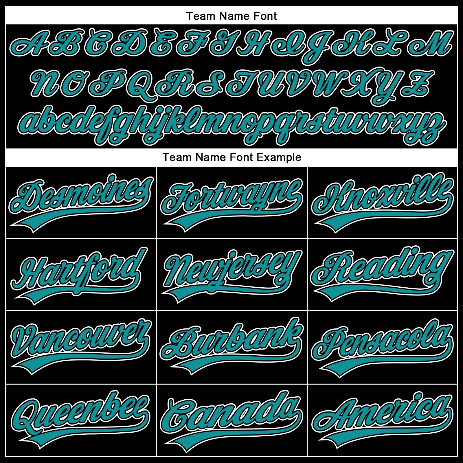 Custom Black Teal-White 3D Pattern Design Curve Solid Authentic Baseball Jersey
