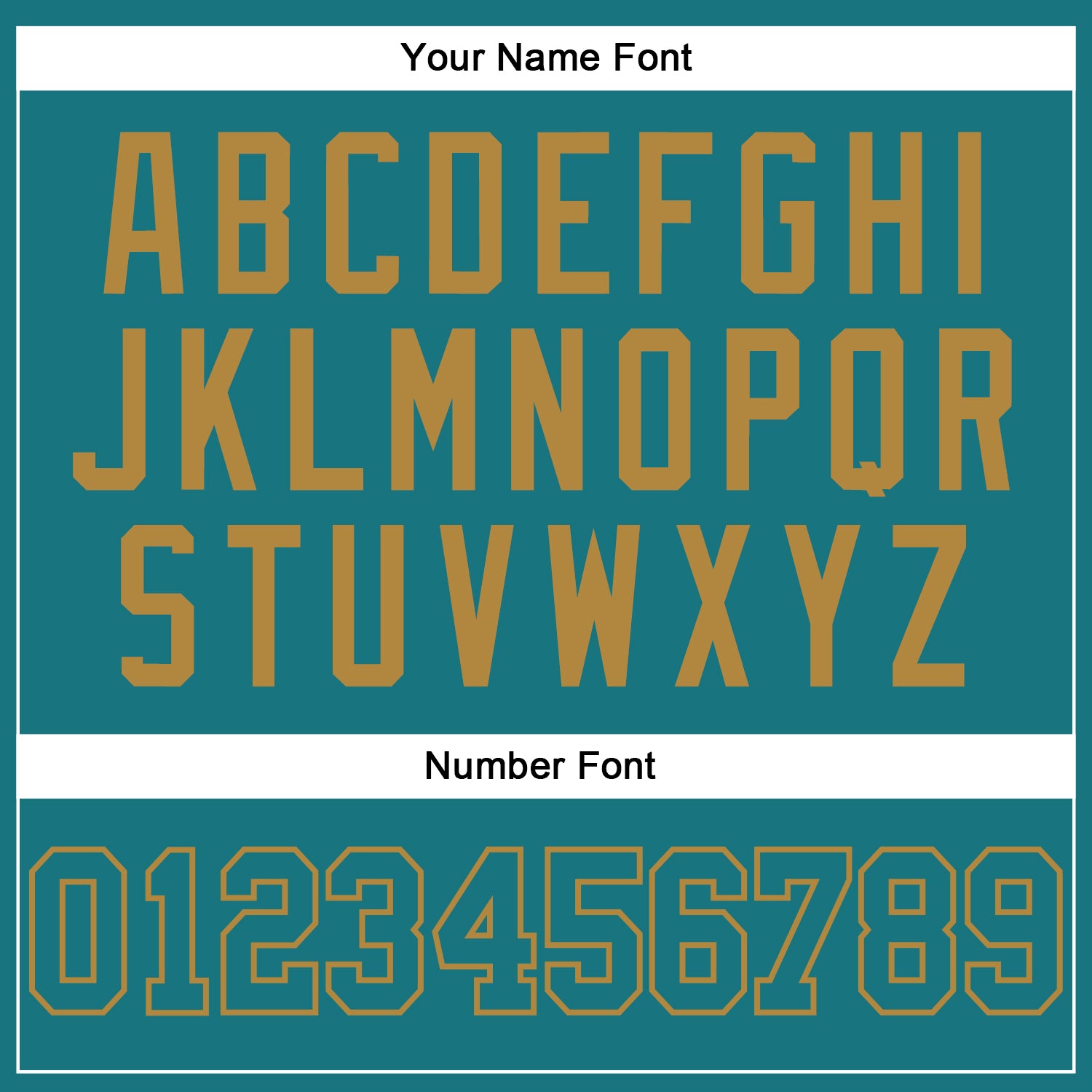 Custom Teal Teal-Old Gold Authentic Baseball Jersey