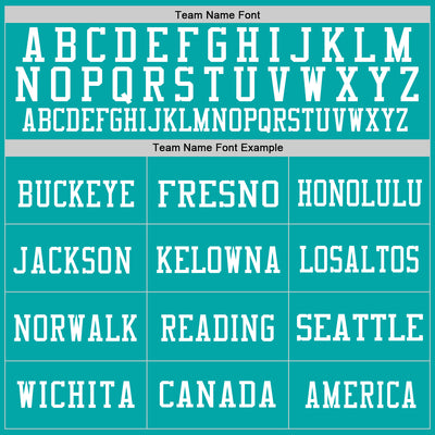 Custom Aqua White Mesh Authentic Football Jersey