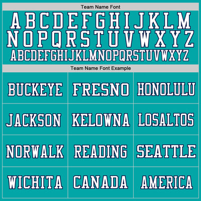 Custom Aqua White-Navy Mesh Authentic Football Jersey