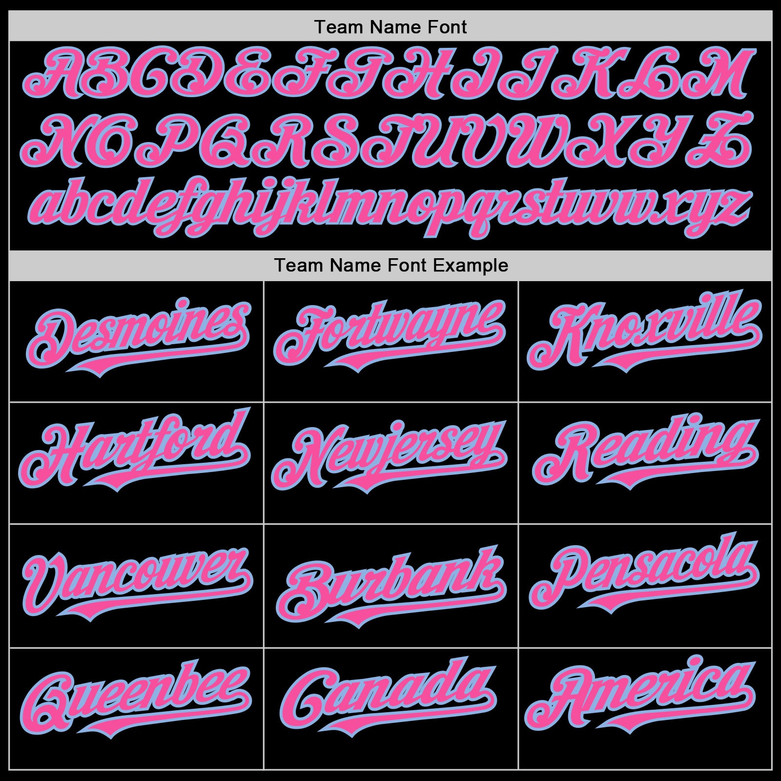 Custom Black Pink-Light Blue 3 Colors Arm Shapes Authentic Baseball Jersey