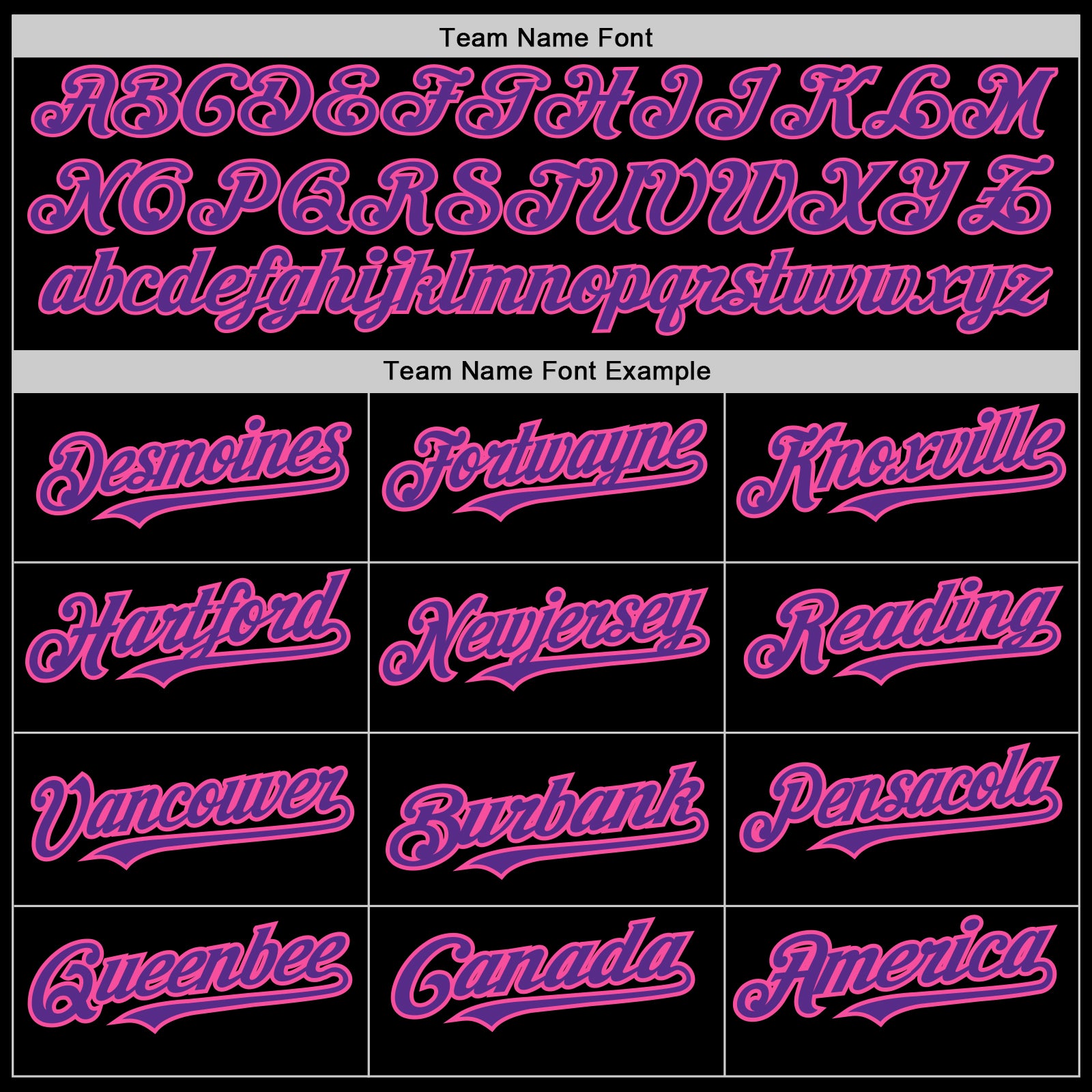 Custom Black Purple-Pink 3 Colors Arm Shapes Authentic Baseball Jersey