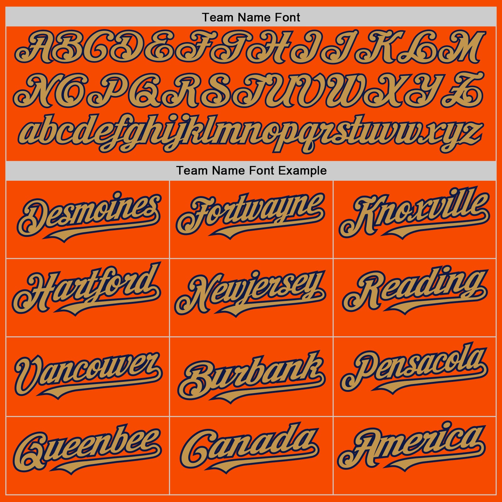 Custom Orange Old Gold-Navy 3 Colors Arm Shapes Authentic Baseball Jersey