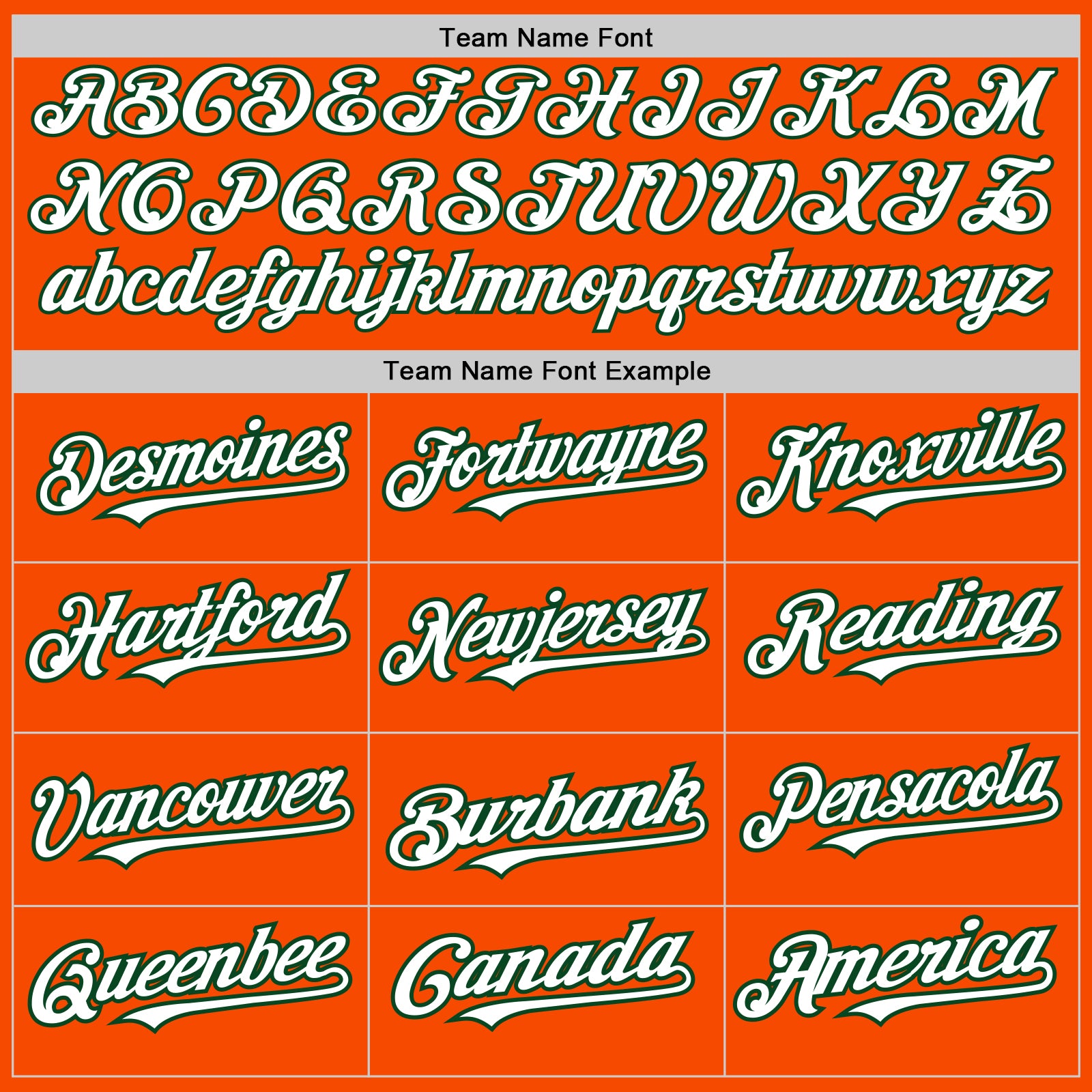 Custom Orange White-Green 3 Colors Arm Shapes Authentic Baseball Jersey