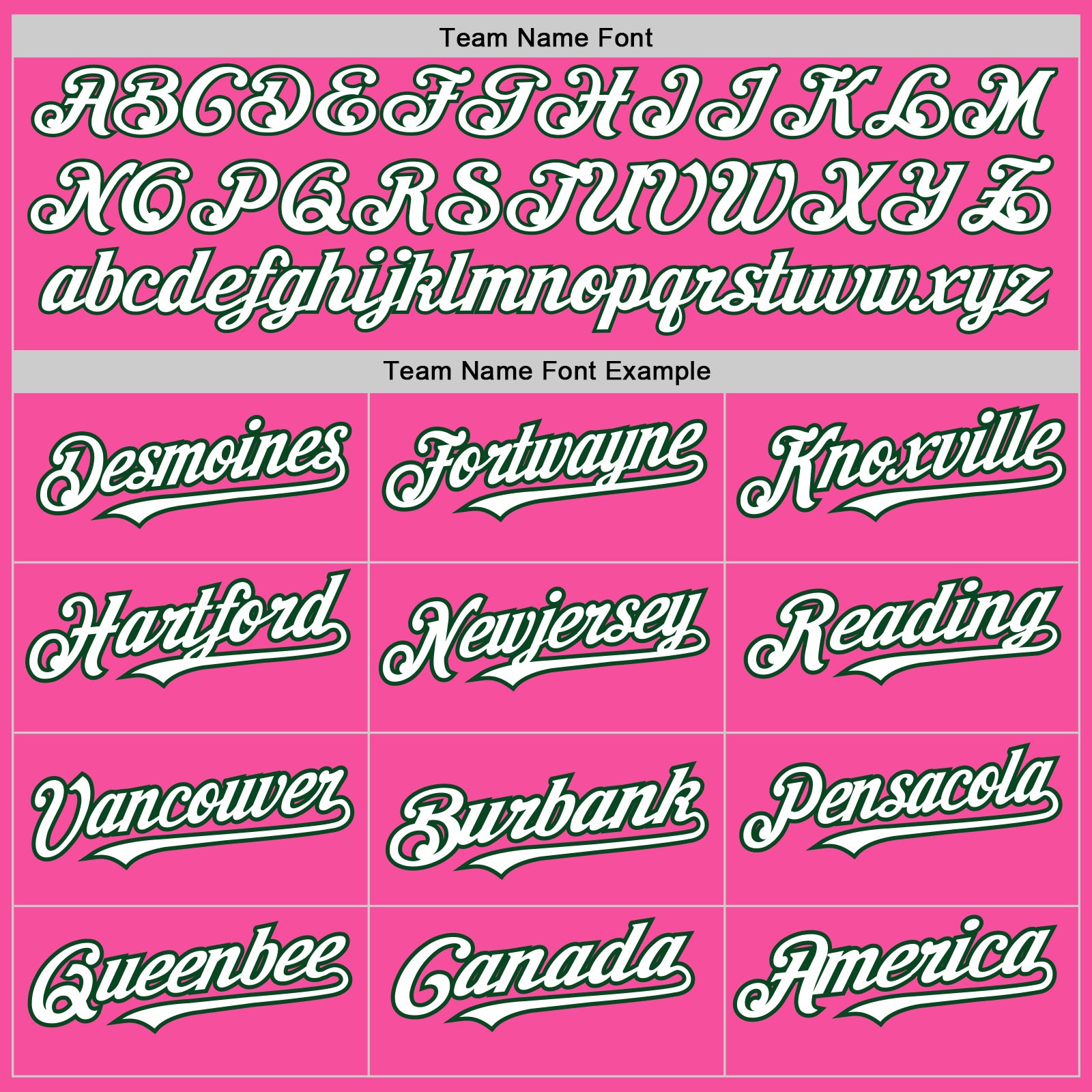 Custom Pink White-Green 3 Colors Arm Shapes Authentic Baseball Jersey