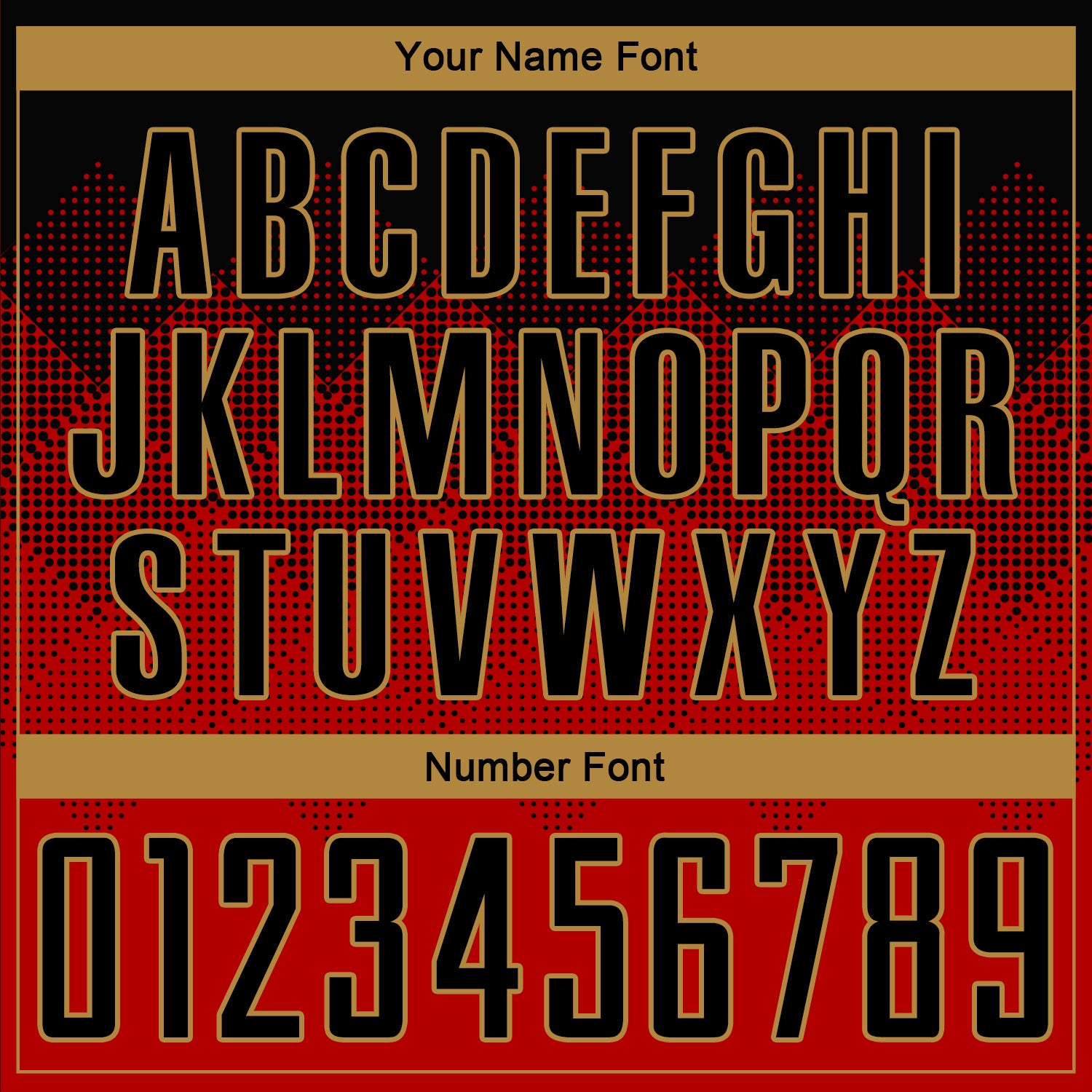 Custom Red Black-Old Gold Round Neck Sublimation Basketball Suit Jersey