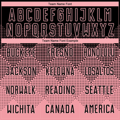 Custom Medium Pink Black Round Neck Sublimation Basketball Suit Jersey