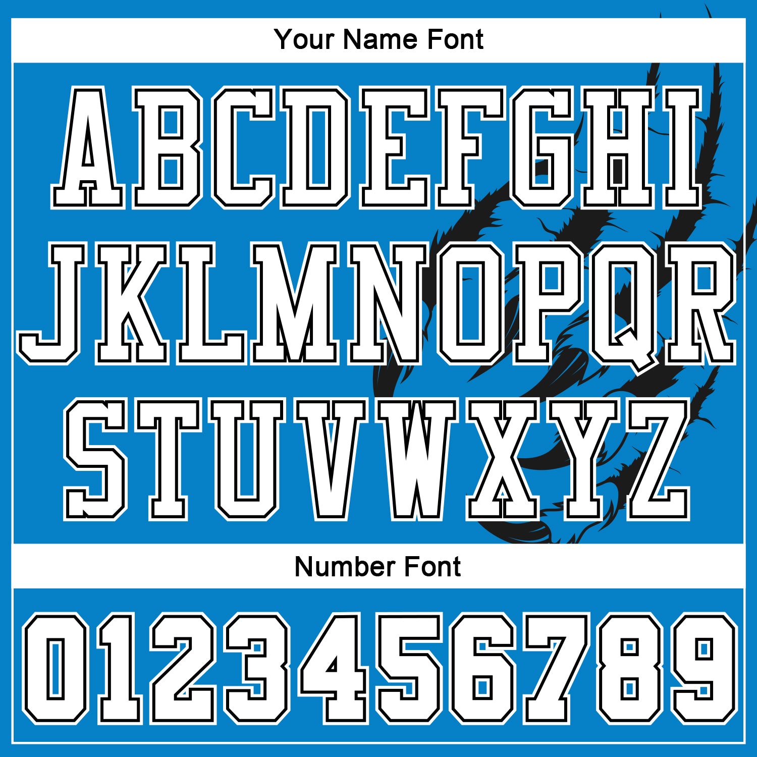 Custom Blue White-Black Animals Claws Round Neck Sublimation Basketball Suit Jersey