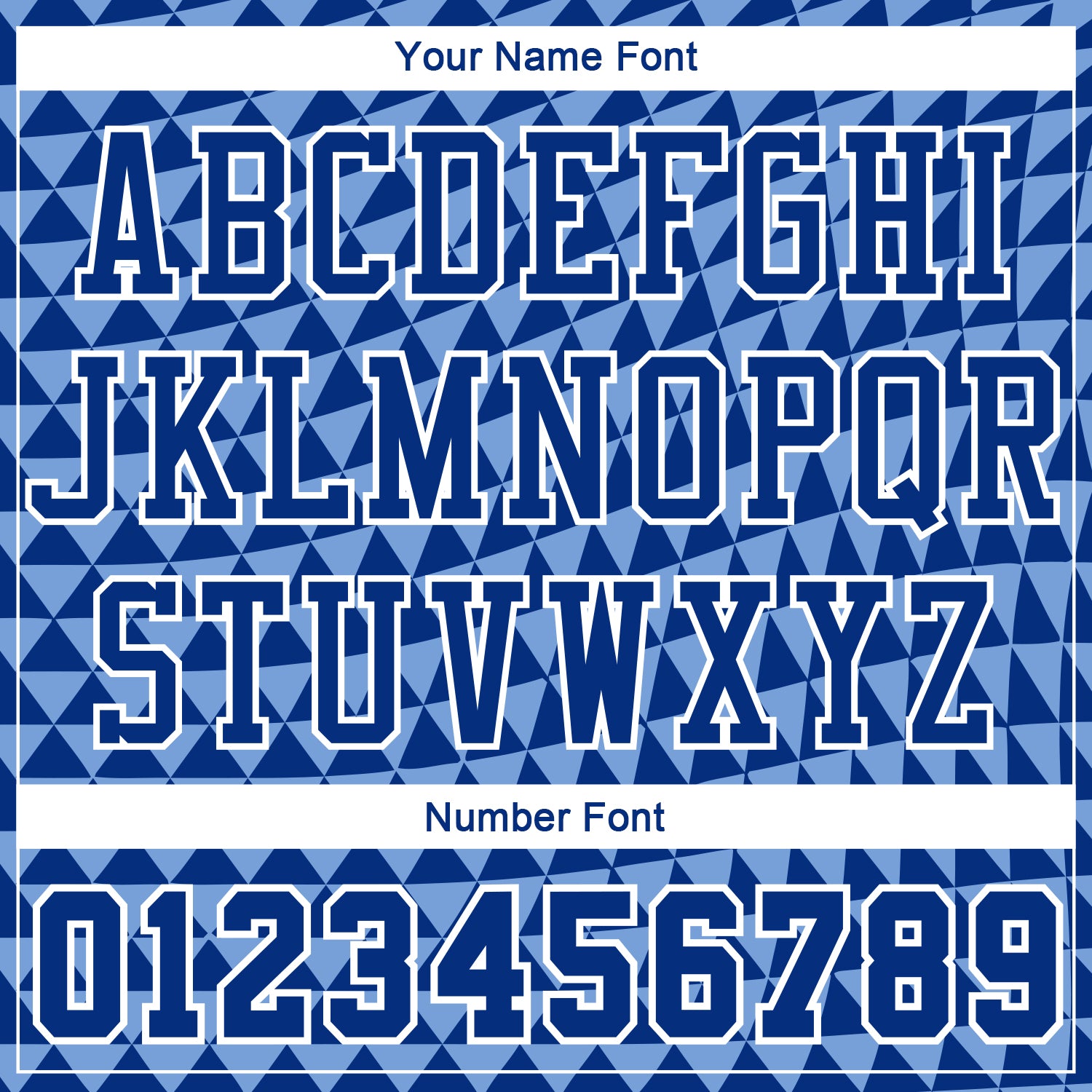 Custom Light Blue Royal-White Triangle Shapes Round Neck Sublimation Basketball Suit Jersey