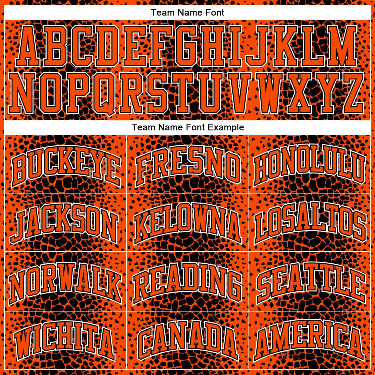 Custom Black Orange-White Animal Fur Print Round Neck Sublimation Basketball Suit Jersey