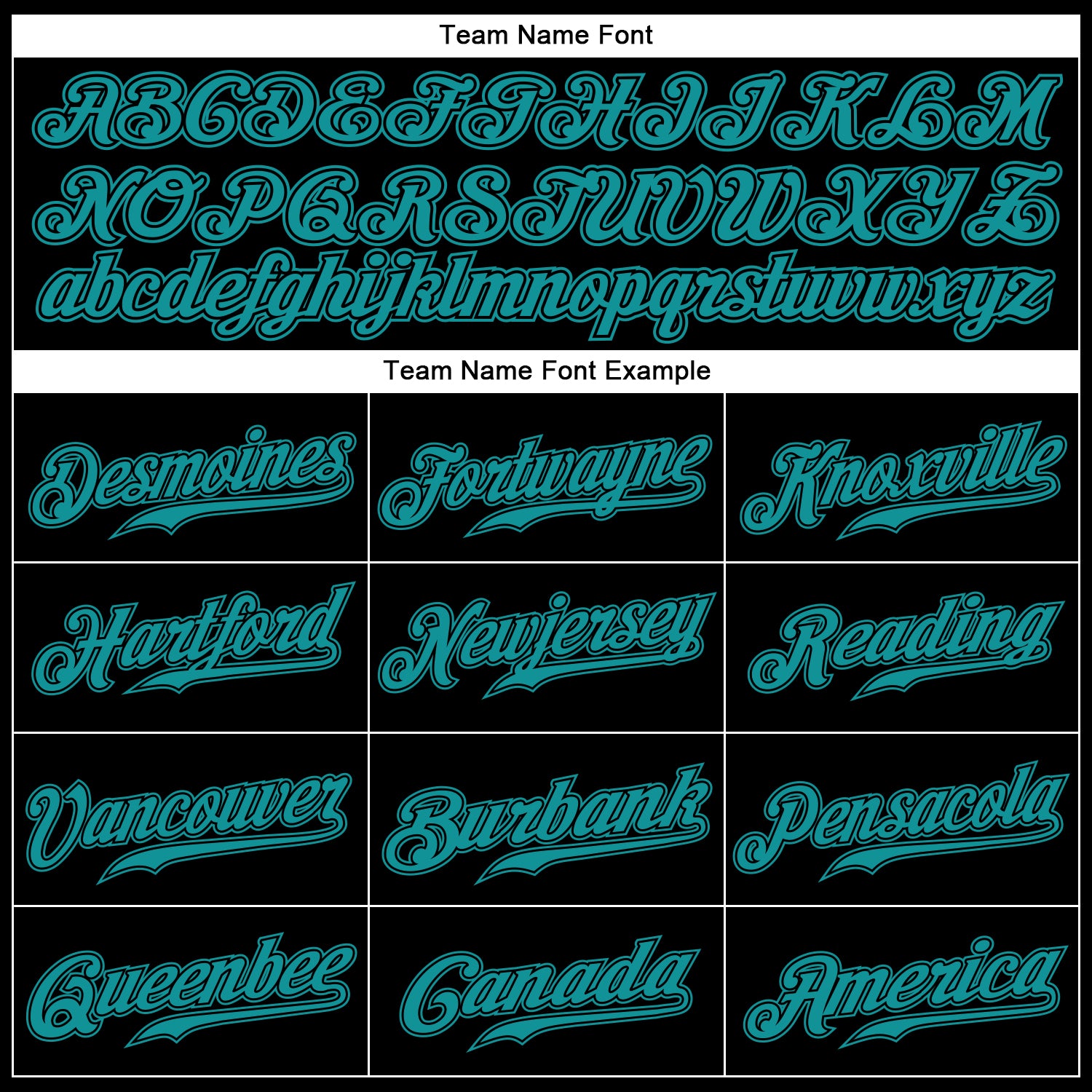Custom Black Teal Authentic Baseball Jersey