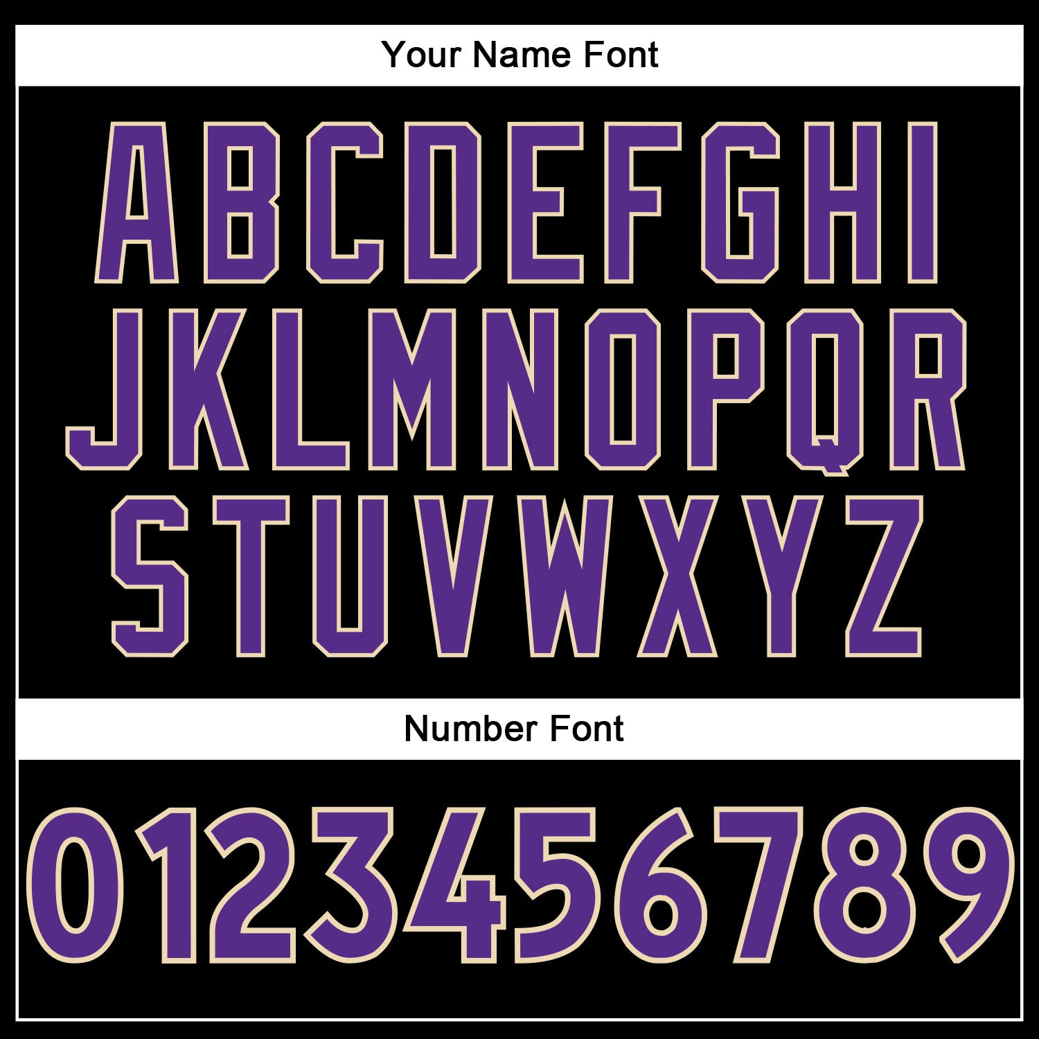 Custom Black Purple-Cream Authentic Baseball Jersey