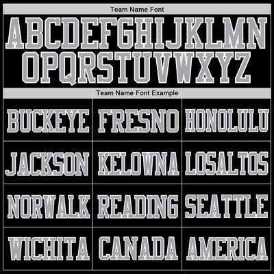 Custom Black Gray-Purple Mesh Authentic Football Jersey