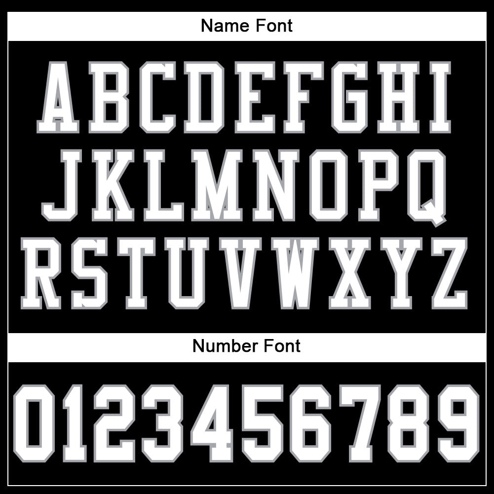 Custom Black White-Gray Mesh Authentic Football Jersey