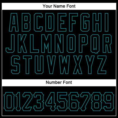 Custom Black Black-Teal Authentic Sleeveless Baseball Jersey