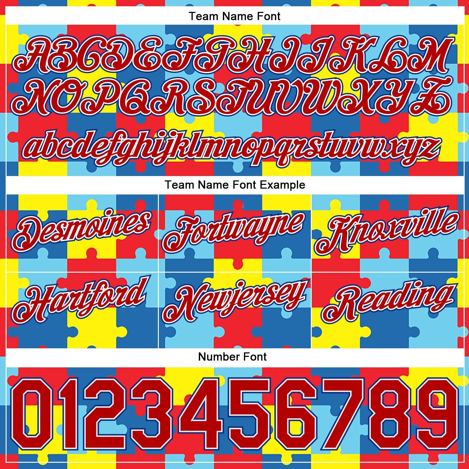 Custom Black Red-Royal 3D Pattern Design Autism Supporter Awareness Puzzle Pieces Authentic Basketball Shorts