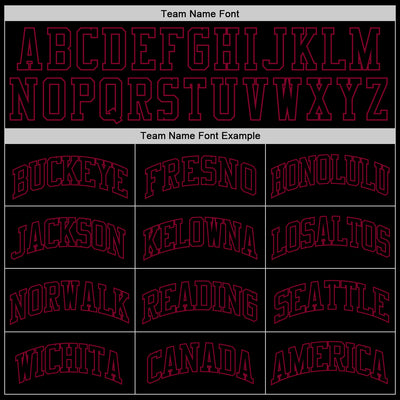 Custom Black Black-Maroon Authentic Throwback Basketball Jersey