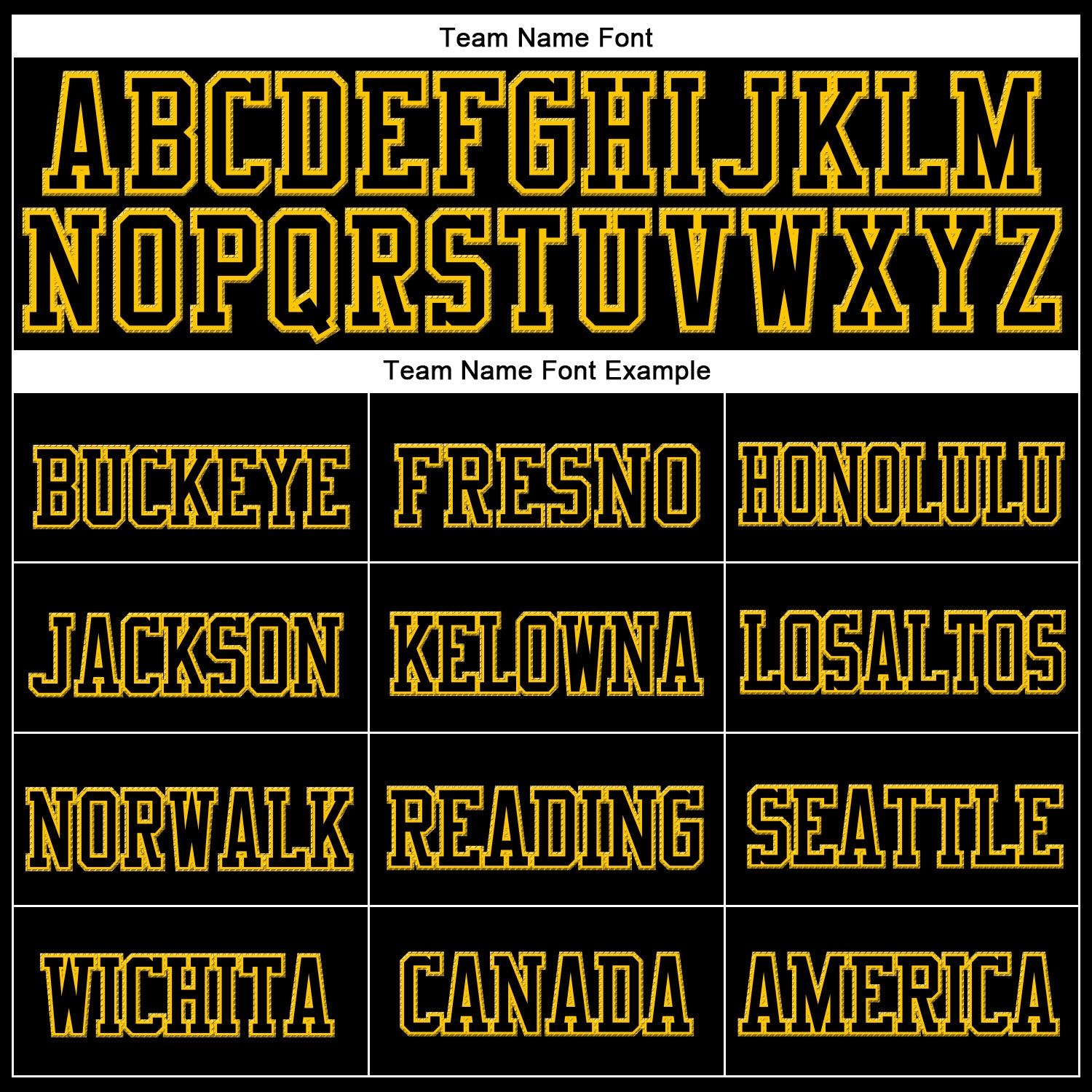 Custom Black Black-Gold Stitched Cuffed Knit Hat