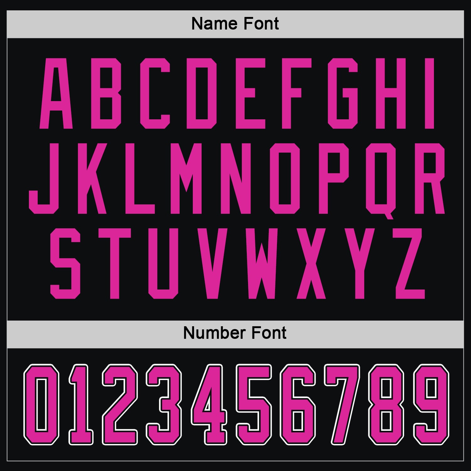 Custom Black Deep Pink-White Hockey Jersey