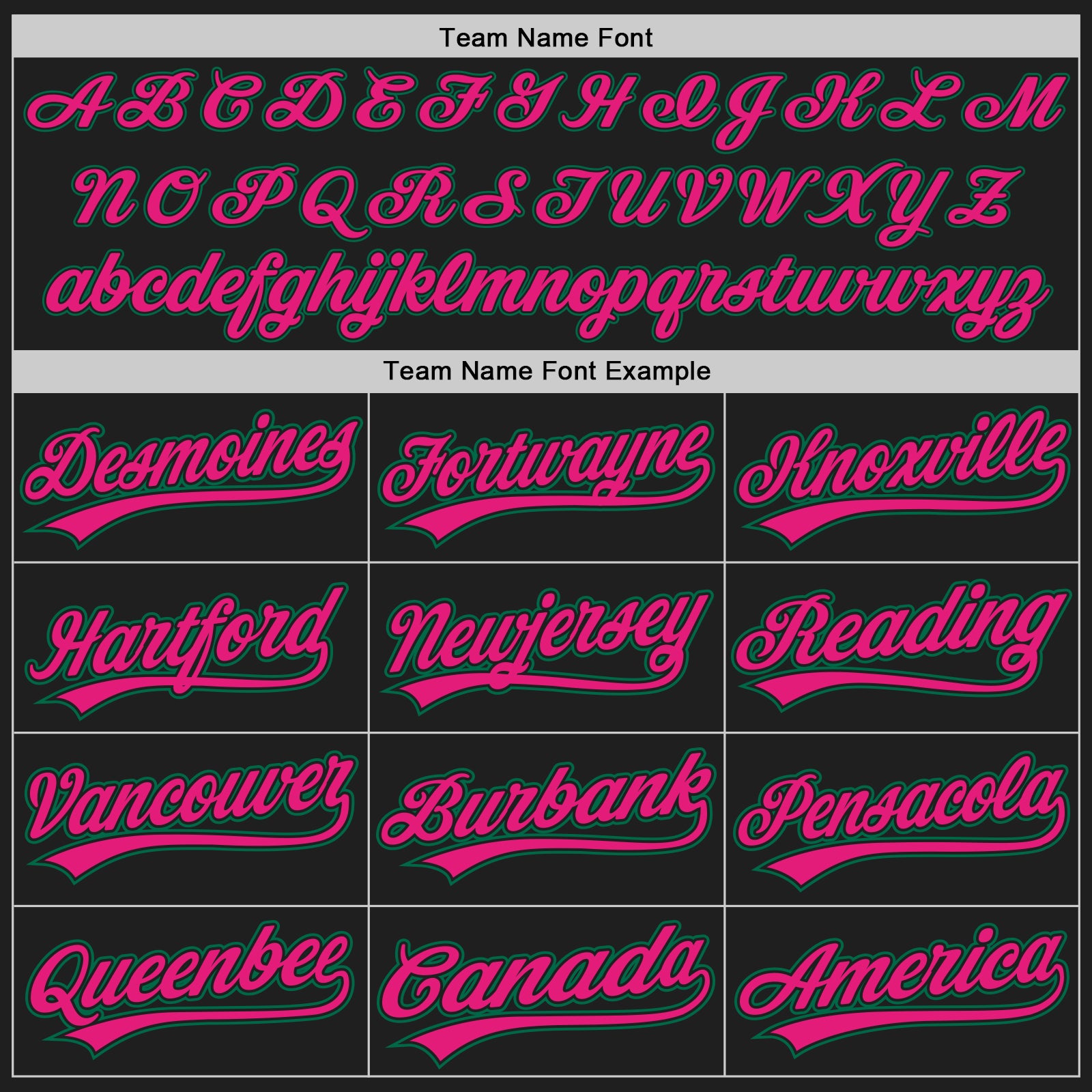 Custom Black Kelly Green-Hot Pink Authentic Baseball Jersey