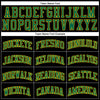 Custom Black Gold Pinstripe Kelly Green-Gold Authentic Basketball Jersey