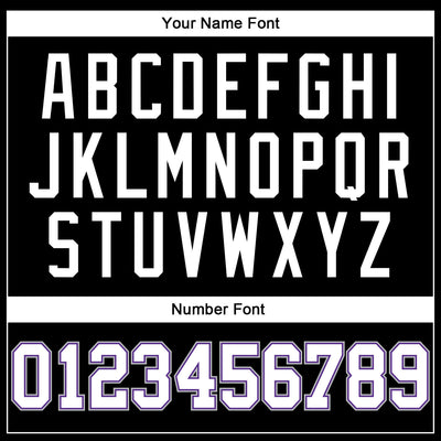 Custom Black Gray Pinstripe White-Purple Authentic Basketball Jersey