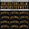 Custom Black Old Gold Authentic Throwback Basketball Jersey