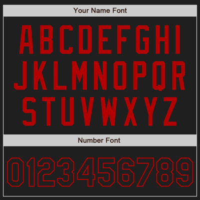 Custom Black Red Pinstripe Black Authentic Baseball Jersey