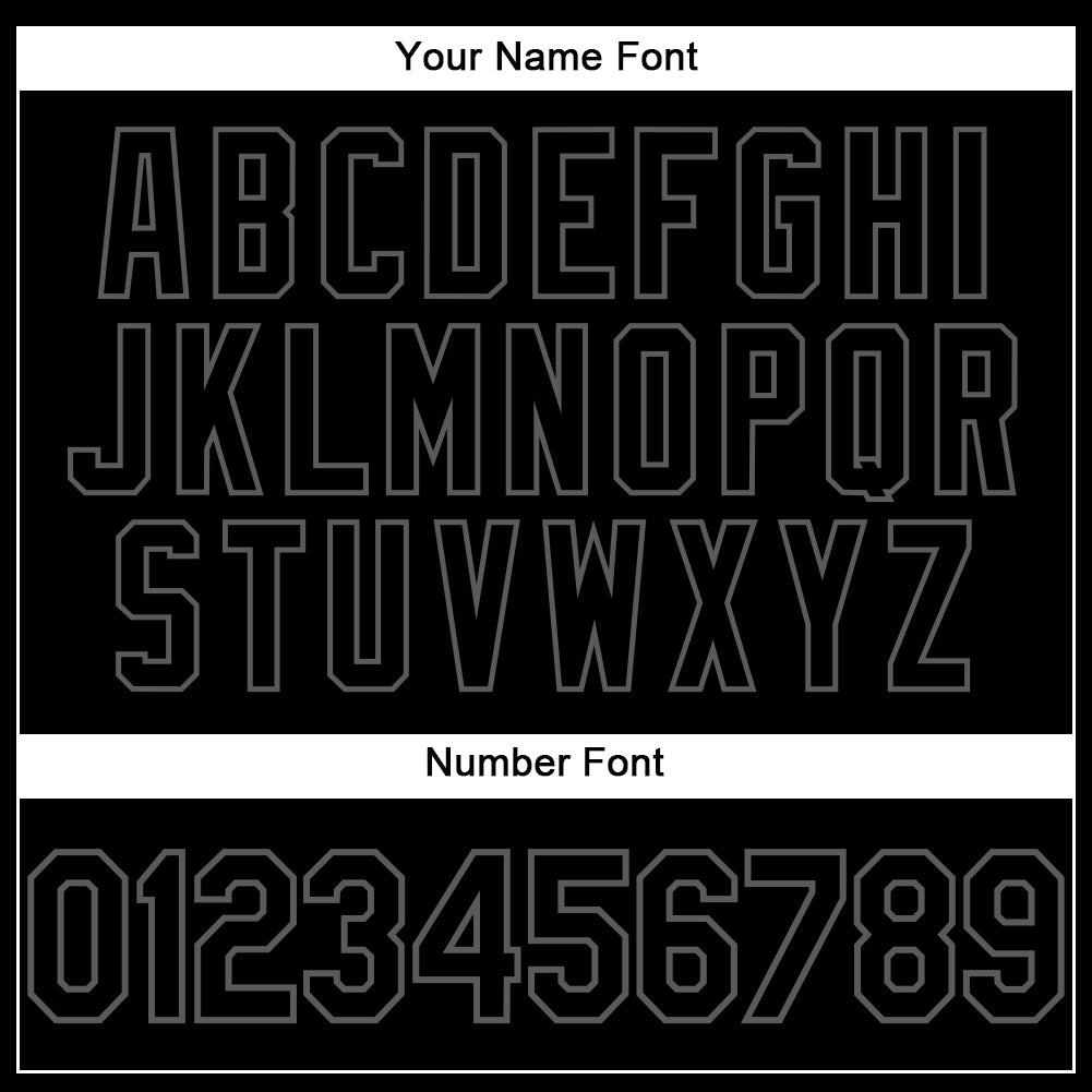 Custom Black Steel Gray Performance T-Shirt