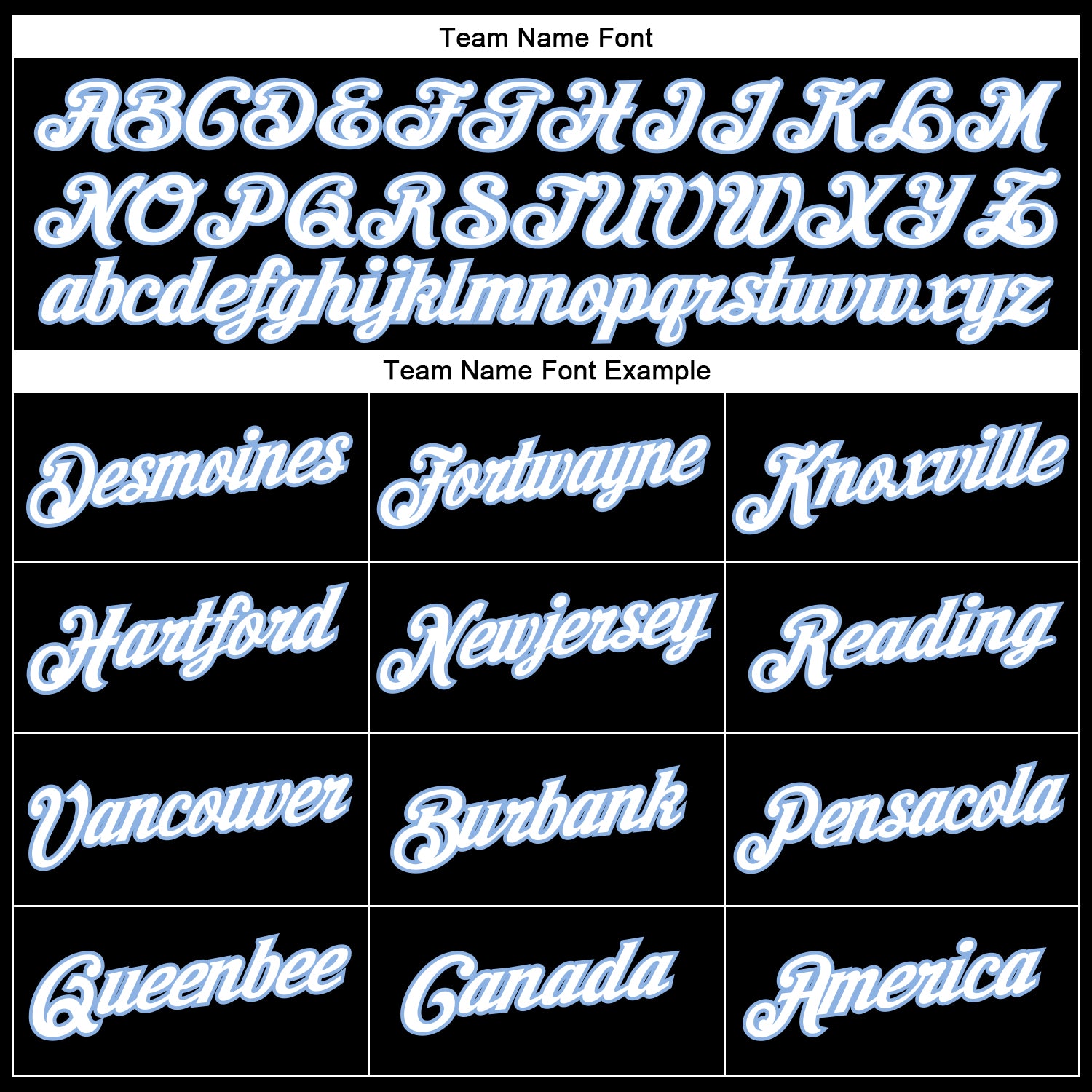 Custom Black White-Light Blue Performance T-Shirt