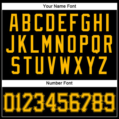 Custom Black Gold Performance T-Shirt